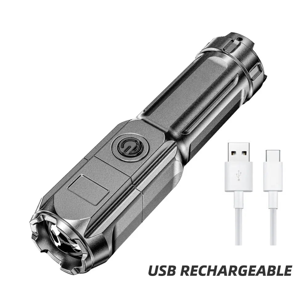 USB Rechargeable Camping Flashlight