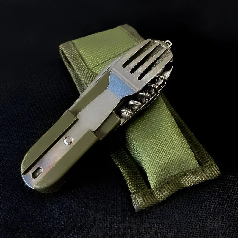 7-in-1 Foldable Camping Tableware