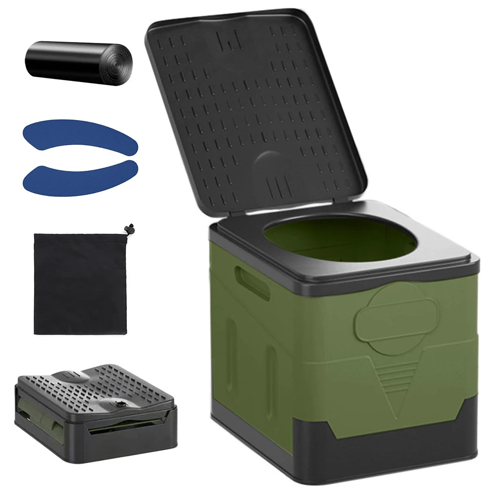 Folding Portable Camping Toilet