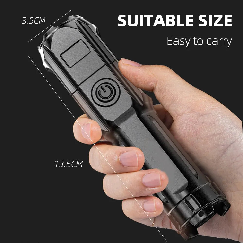 USB Rechargeable Camping Flashlight