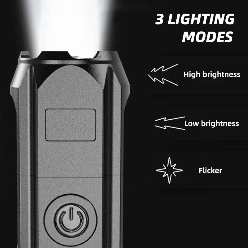 USB Rechargeable Camping Flashlight