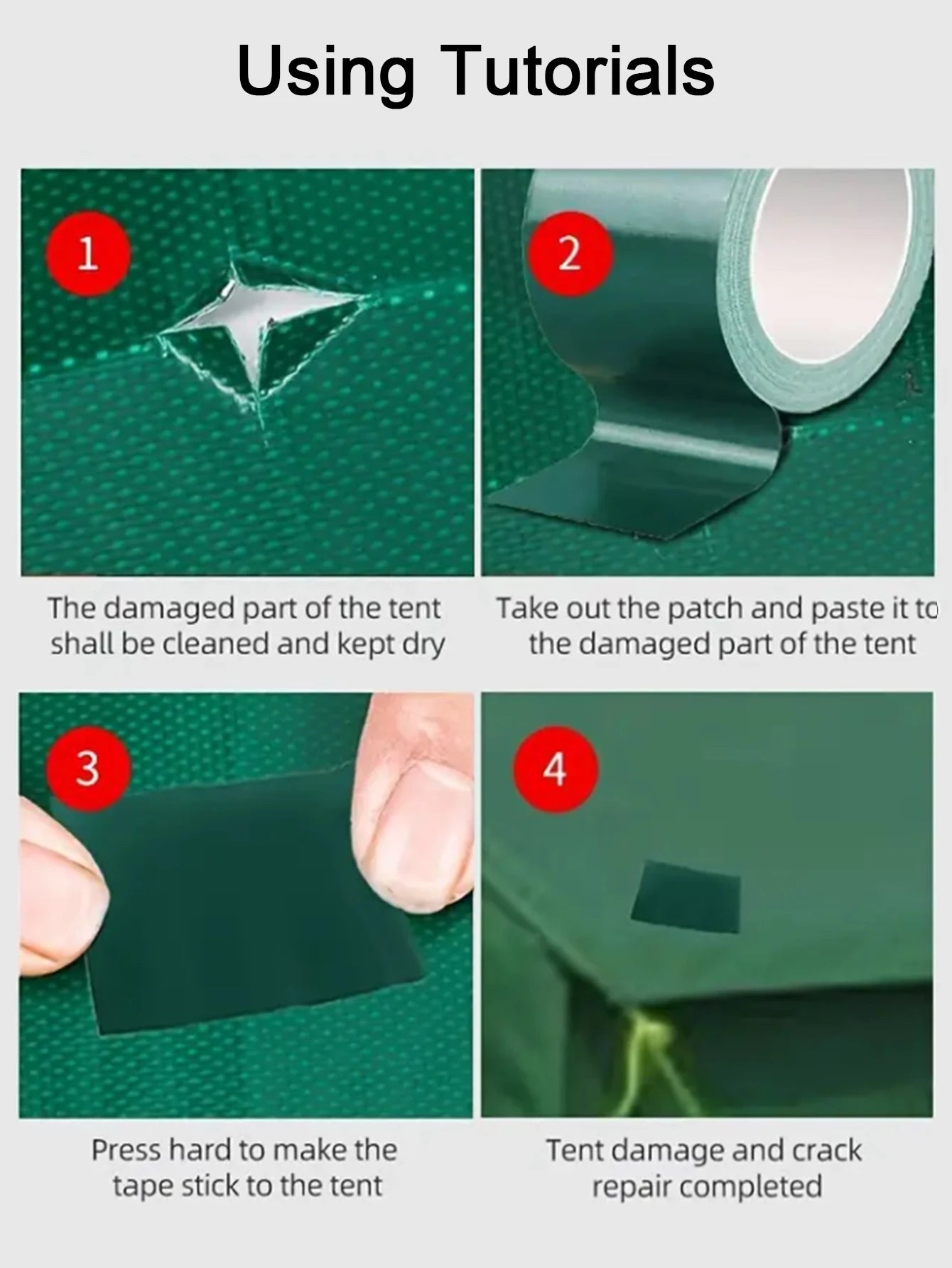 Waterproof Tent Repair Tape Kit