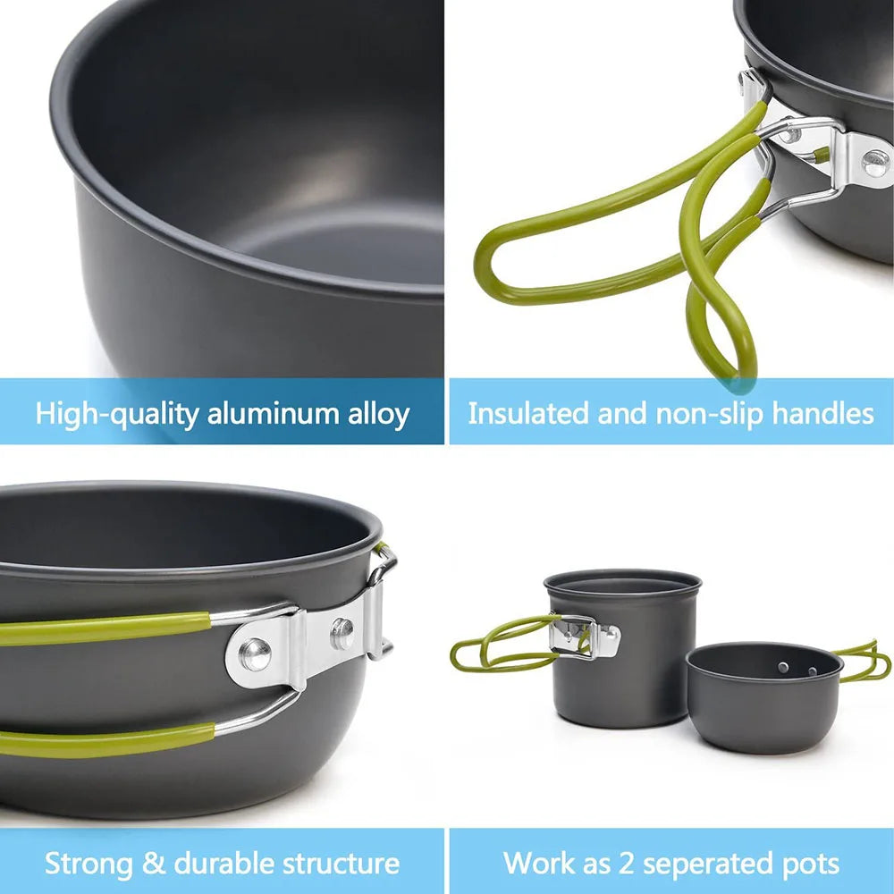 Camping Cookware Mess Kit